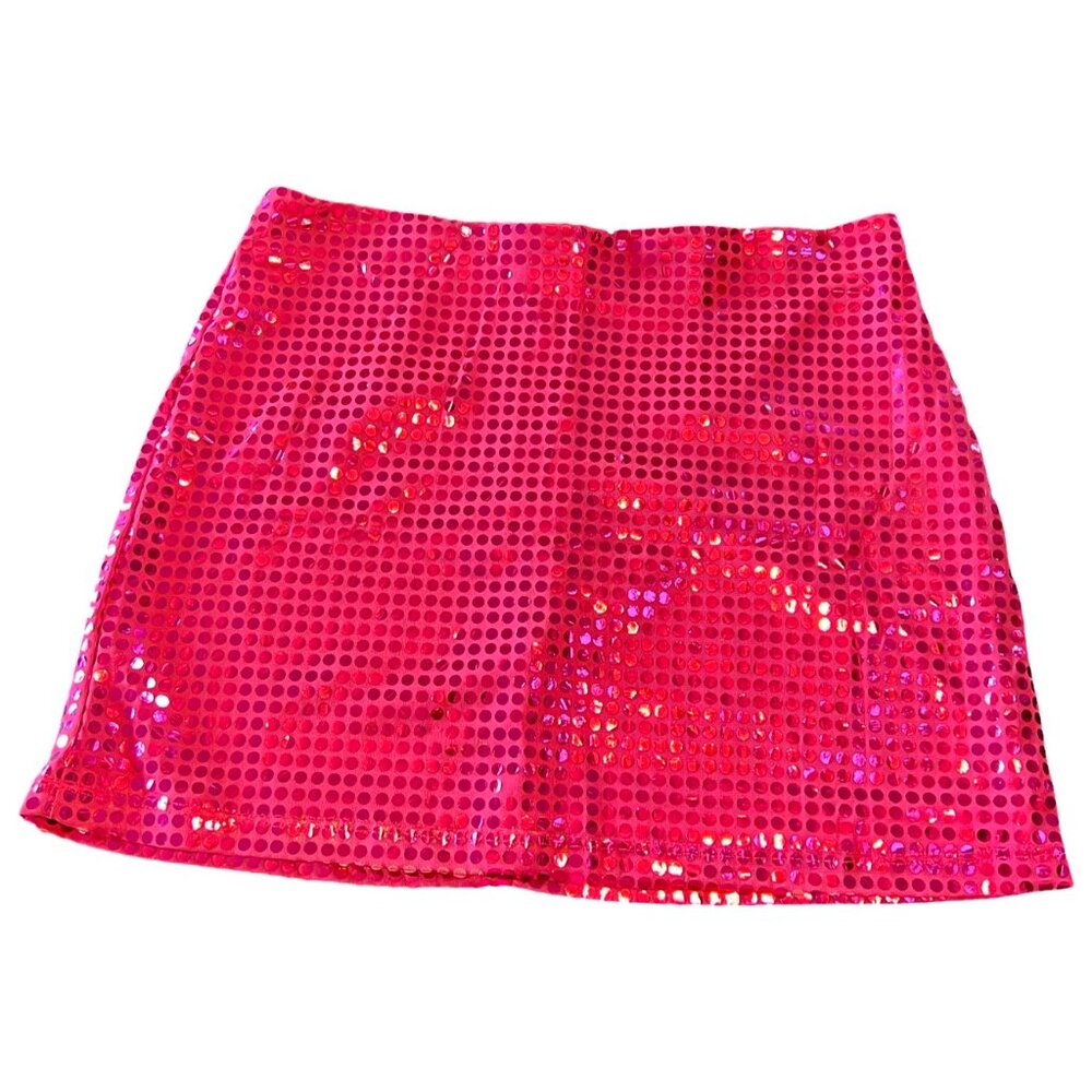 Vintage Y2K | Formula X | Hot Pink | Sparkle | Mini Skirt | Size (M)